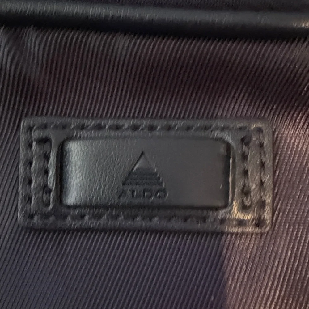 Aldo Navy Crossbody Messenger Bag with Adjustable Strap